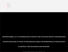 Tablet Screenshot of businessbabesonline.com